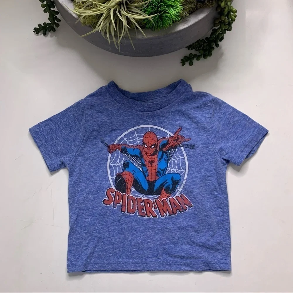 Carter’s Santa marvel Spider-Man 12 month Bundle of 2 baby boy T-shirts